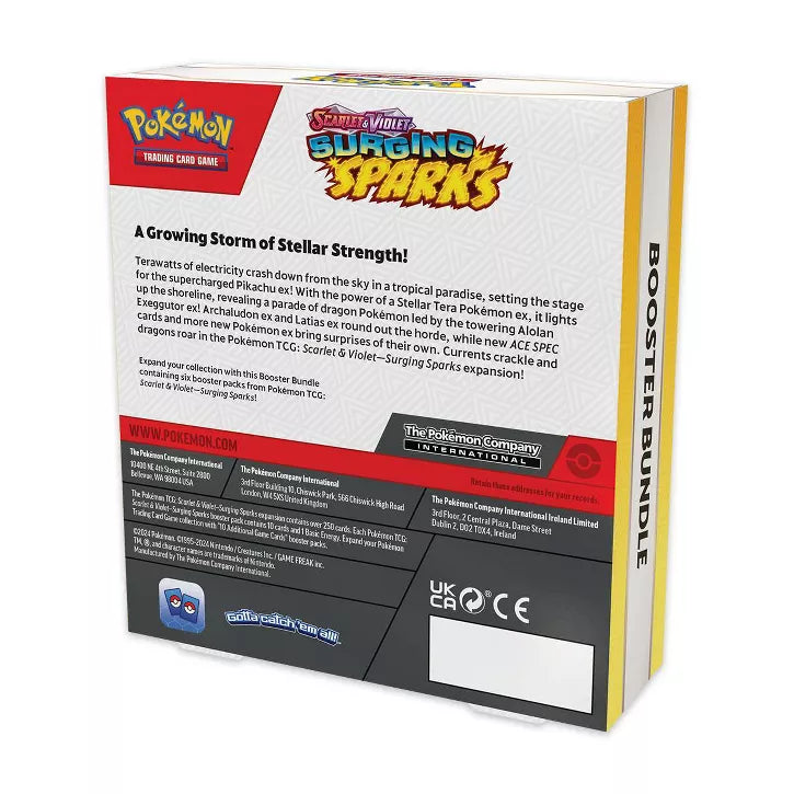 Pokemon Scarlet and Violet 8 Surging Sparks Booster Bundle