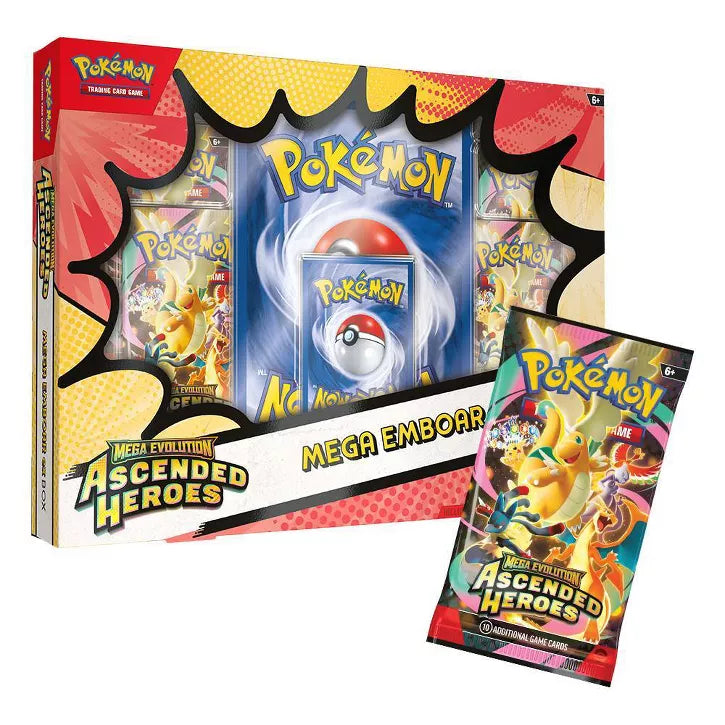 Pokémon TCG: Mega Evolution Ascended Heroes Mega ex Box (Limit 1 TOTAL [not per character] per rewards account)