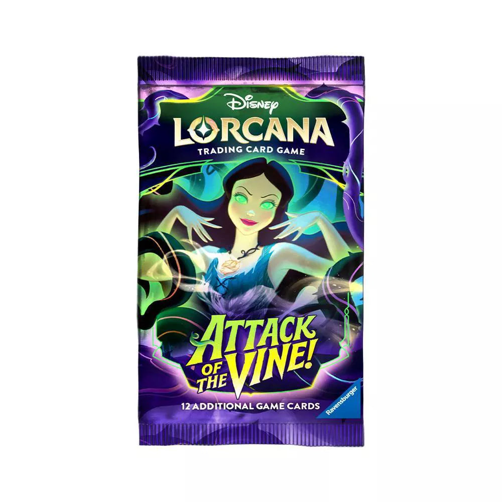 STRICT LIMITS IN PLACE. 1 PER ACCOUNT. Disney Lorcana TCG: Attack of the Vine! Booster Display Box (24 Packs)