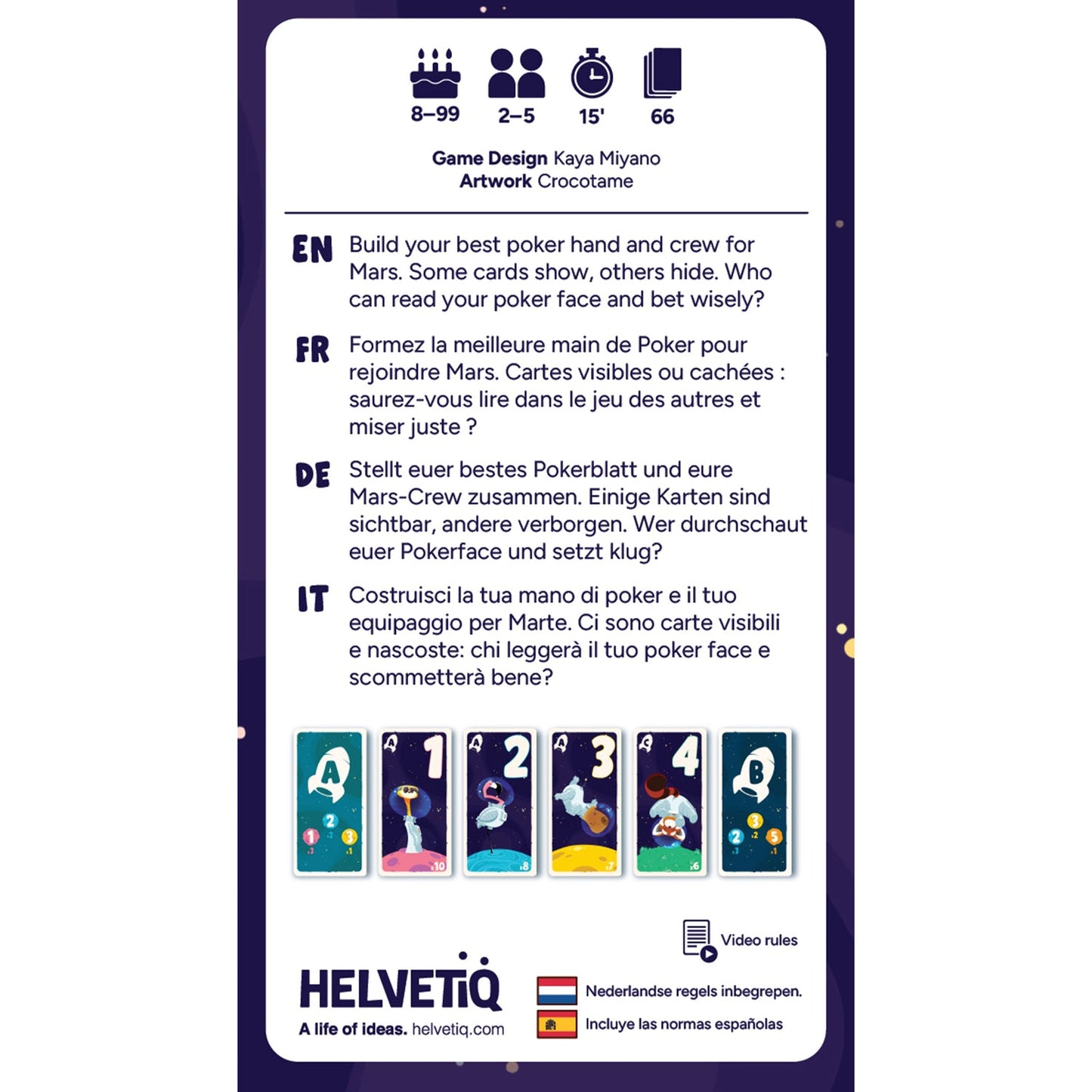 Cosmo - Poker-Style Hand Drafting Card Game