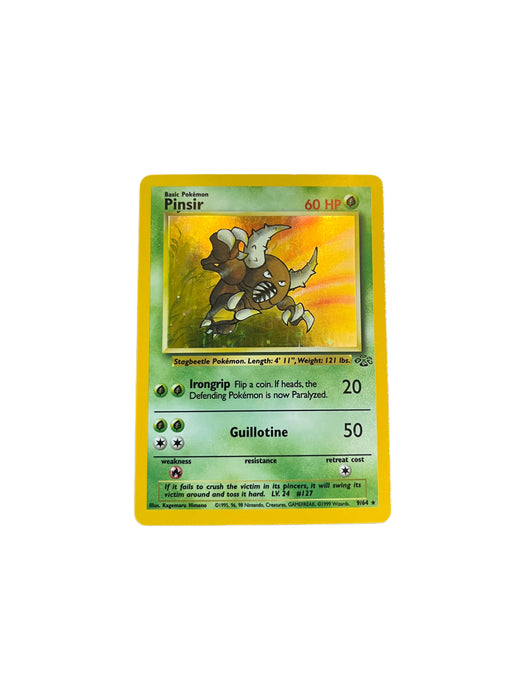 Pokémon Jungle Set Pinsir 9/64 Holo Rare – Unlimited Edition – Near Mint (NM)