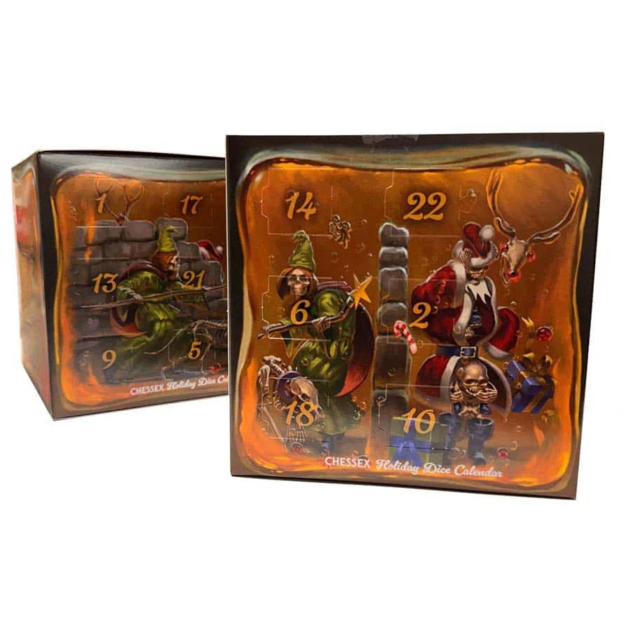Chessex 2026 Holiday Dice Calendar