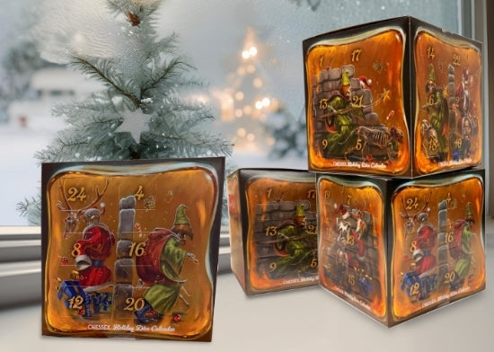 Chessex 2026 Holiday Dice Calendar