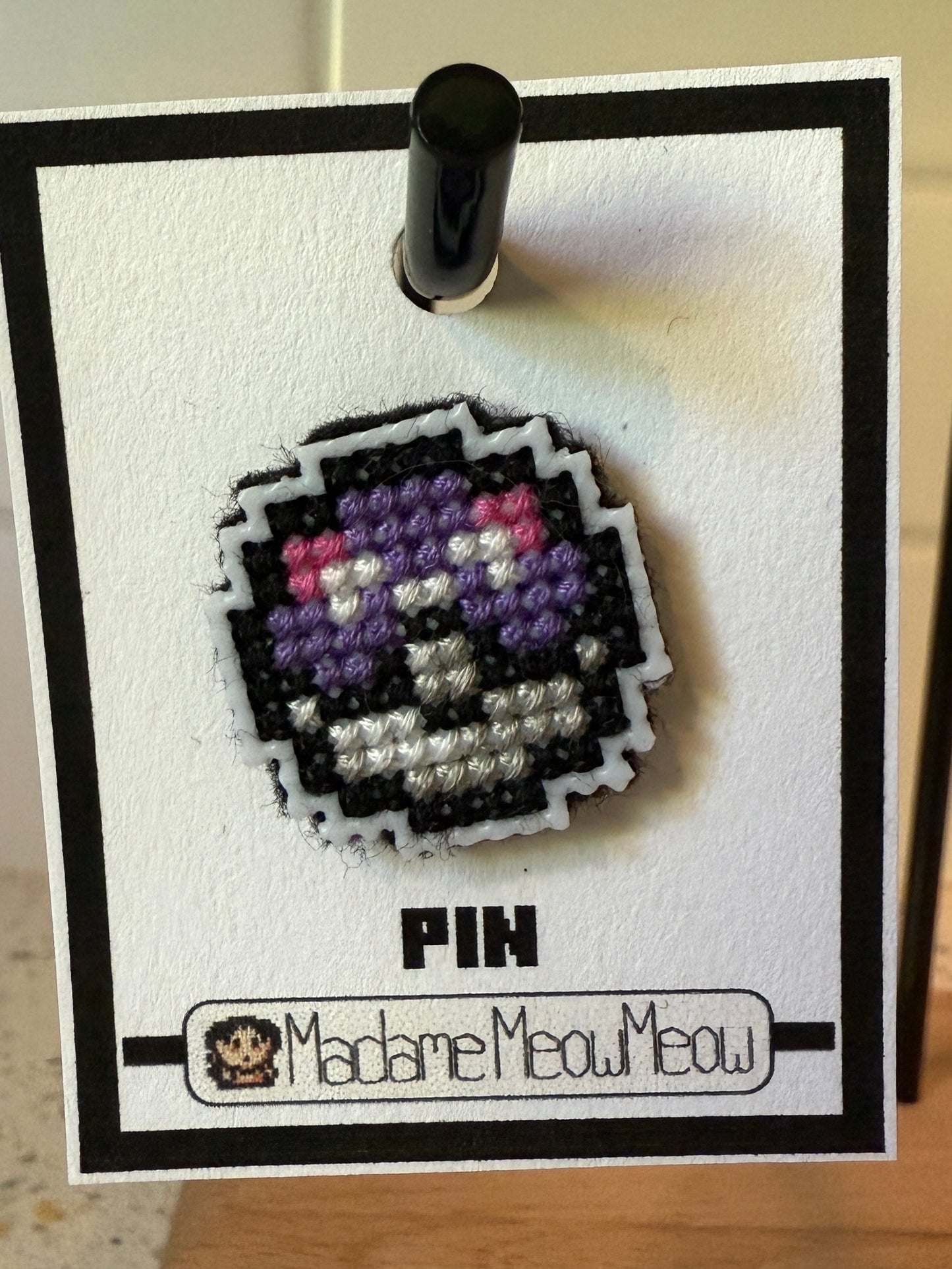 Madame MeowMeow's Cross-Stitch Pokémon Pins