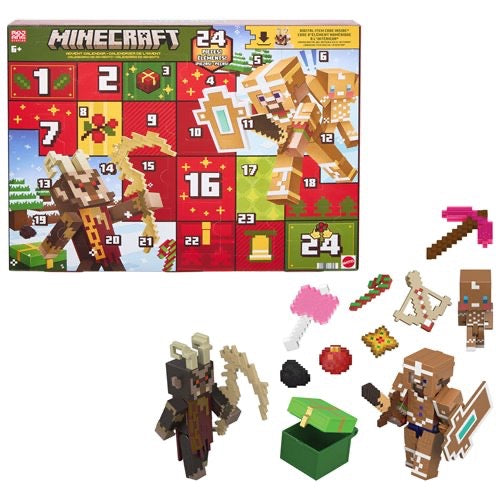 Minecraft 3.25" Advent Calendar