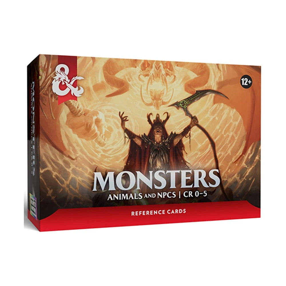D&D Reference Cards: Monsters - Animals and NPCs