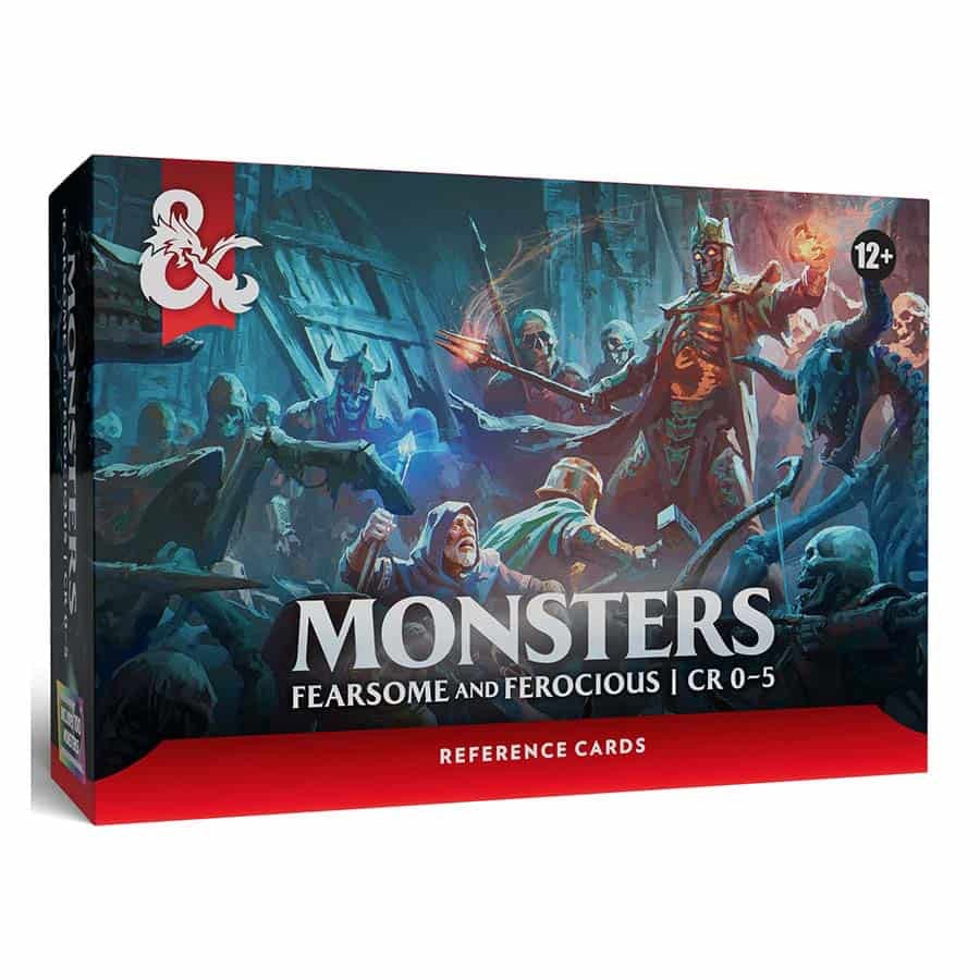 D&D Reference Cards: Monsters - Fearsome and Ferocious