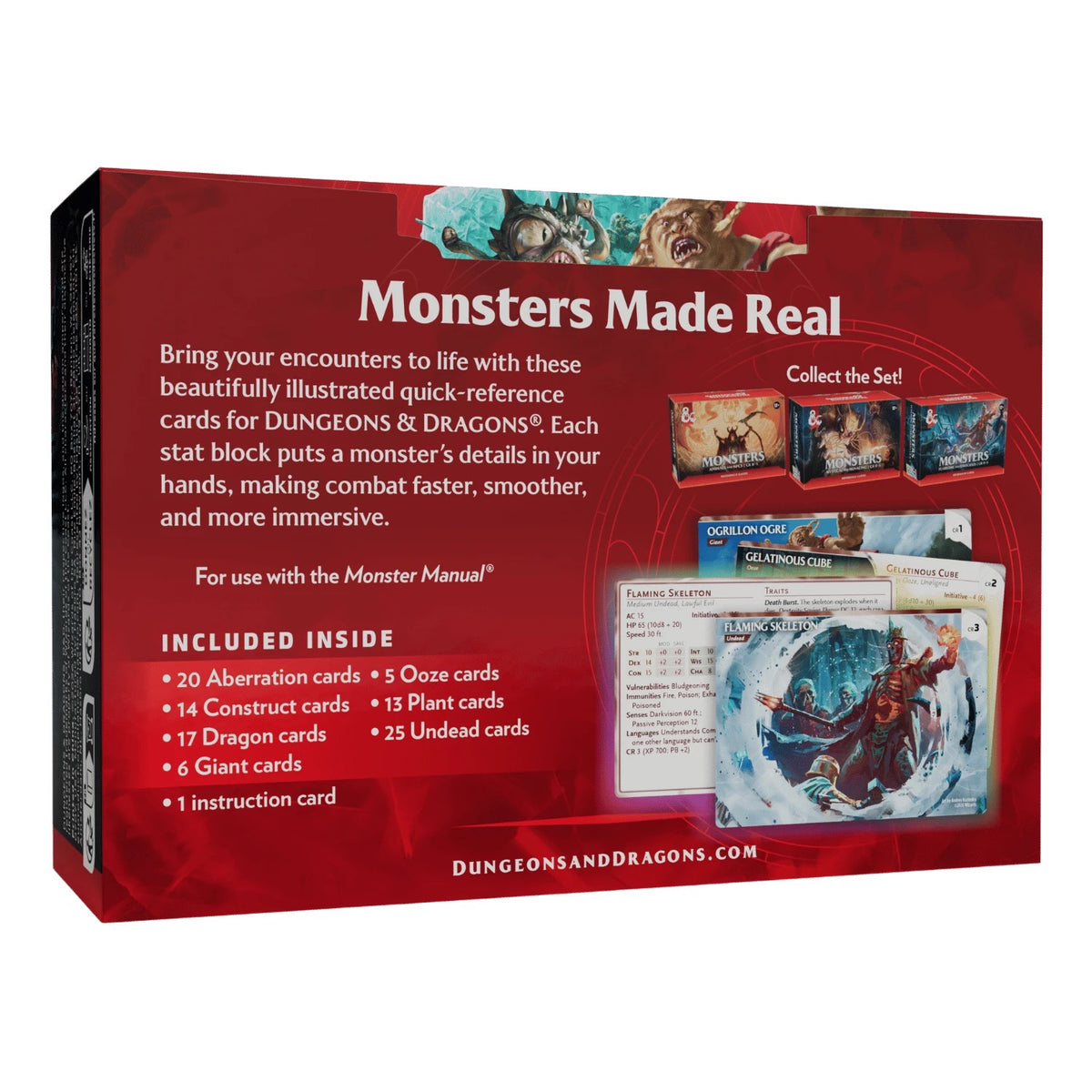 D&D Reference Cards: Monsters - Fearsome and Ferocious
