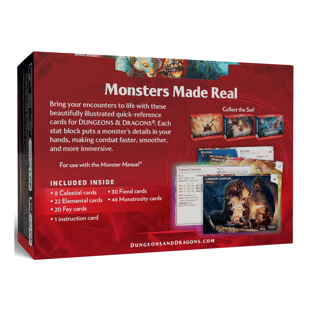 D&D Reference Cards: Monsters - Mystical and Menacing