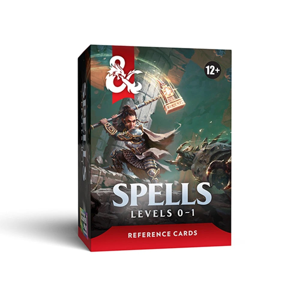 D&D Reference Cards: Spells - Levels 0-1