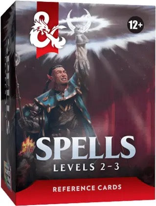 D&D Reference Cards: Spells - Levels 2-3
