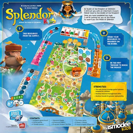 Splendor: Kids – A Streamlined Engine-Building Race to the Palace