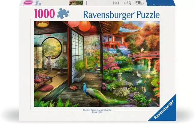 Ravensburger: Kyoto Japanese Garden Teahouse 1000 Piece Puzzle