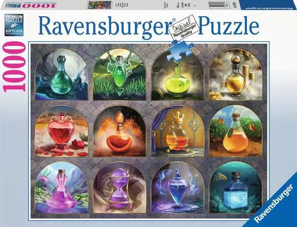 PUZZLE RENTAL: Magical Potions- 1000 Piece Puzzle