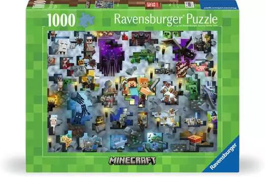 Minecraft - Mobs CHALLENGE 1000 Piece Puzzle