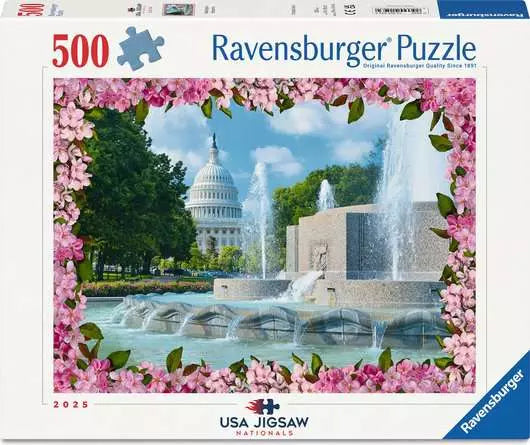 USA Jigsaw Nationals: Washington Blossoms 500 Piece Puzzle