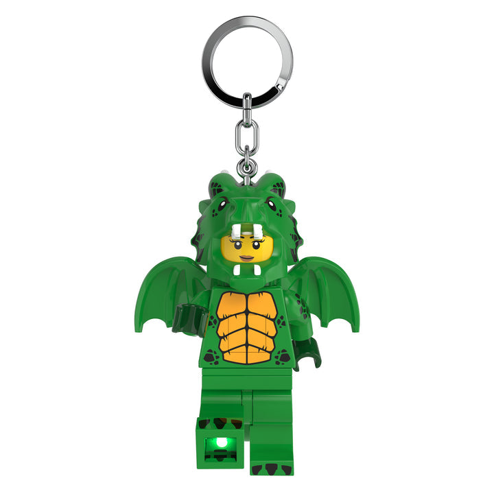 LEGO® Minifigure Keychain Light - Green Dragon Girl