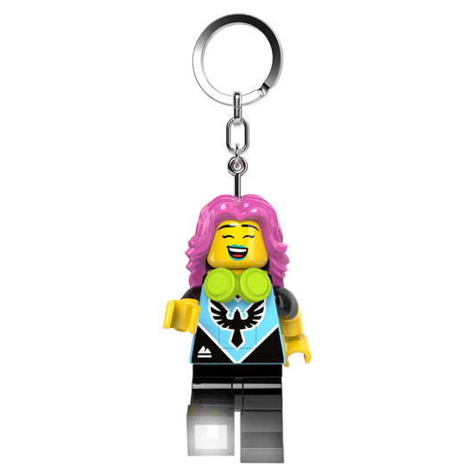 LEGO® Minifigure Keychain Light - Video Game Girl