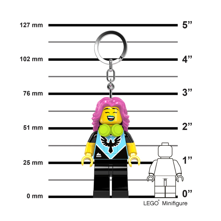 LEGO® Minifigure Keychain Light - Video Game Girl