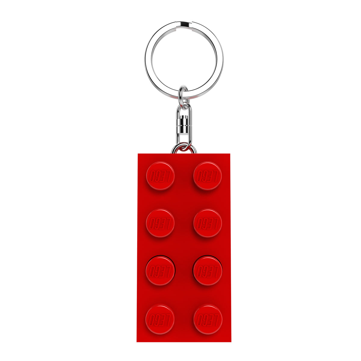 LEGO® 2x4 Brick Keychain Light - Red
