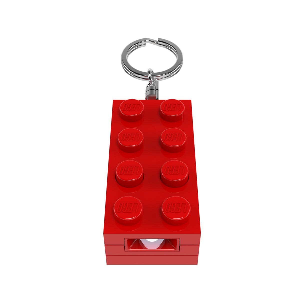 LEGO® 2x4 Brick Keychain Light - Red