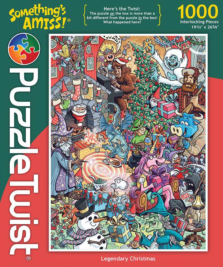 Legendary Christmas – Something's Amiss! – 1000 Piece Jigsaw Puzzle by PuzzleTwist
