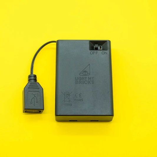 Light My Bricks USB to AA Battery Pack