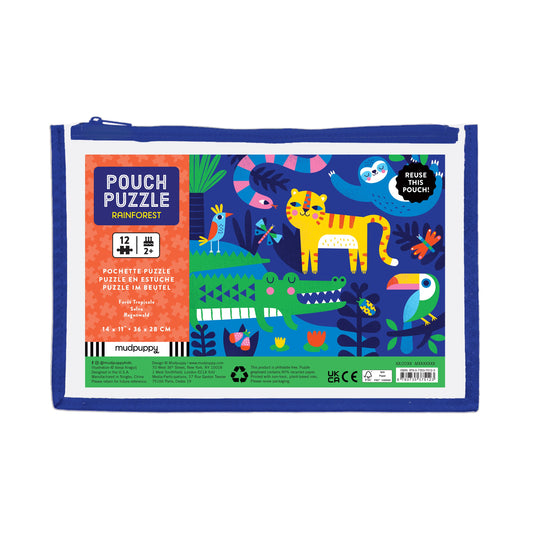 Rainforest 12 Piece Pouch Puzzle
