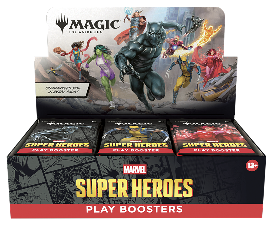 PREORDER GUARANTEED: Magic: The Gathering | Marvel Super Heroes Play Booster Box