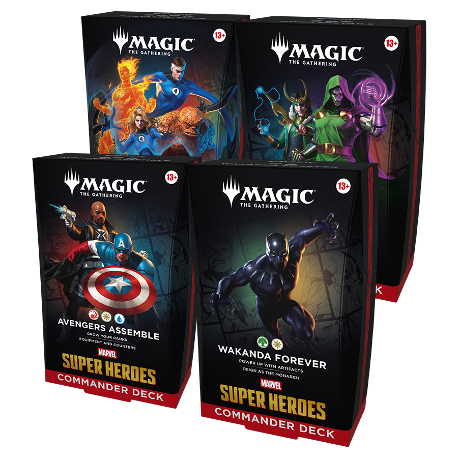 PREORDER GUARANTEED! Magic: The Gathering | Marvel Super Heroes Commander Deck (Your Pick!)