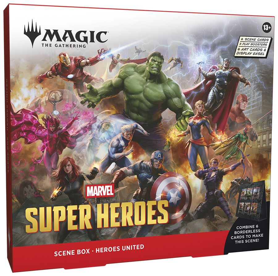 PREORDER GUARANTEED: Magic: The Gathering | Marvel Super Heroes Scene Box (pick one or both!) - LIMIT 1 CHOICE