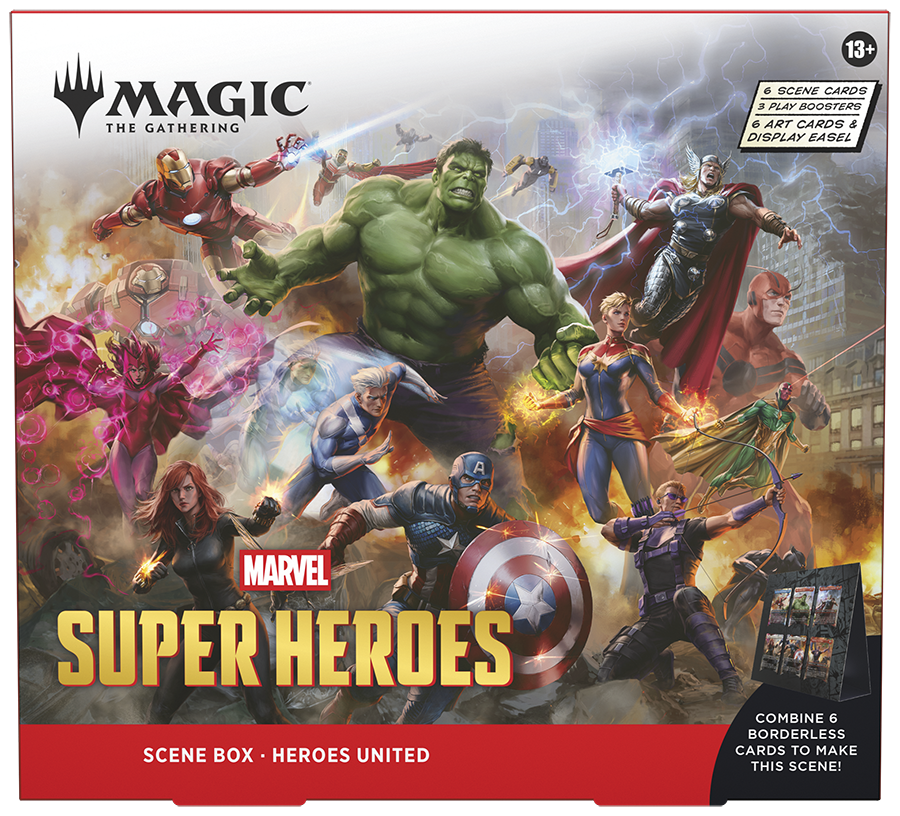 PREORDER GUARANTEED: Magic: The Gathering | Marvel Super Heroes Scene Box (pick one or both!) - LIMIT 1 CHOICE