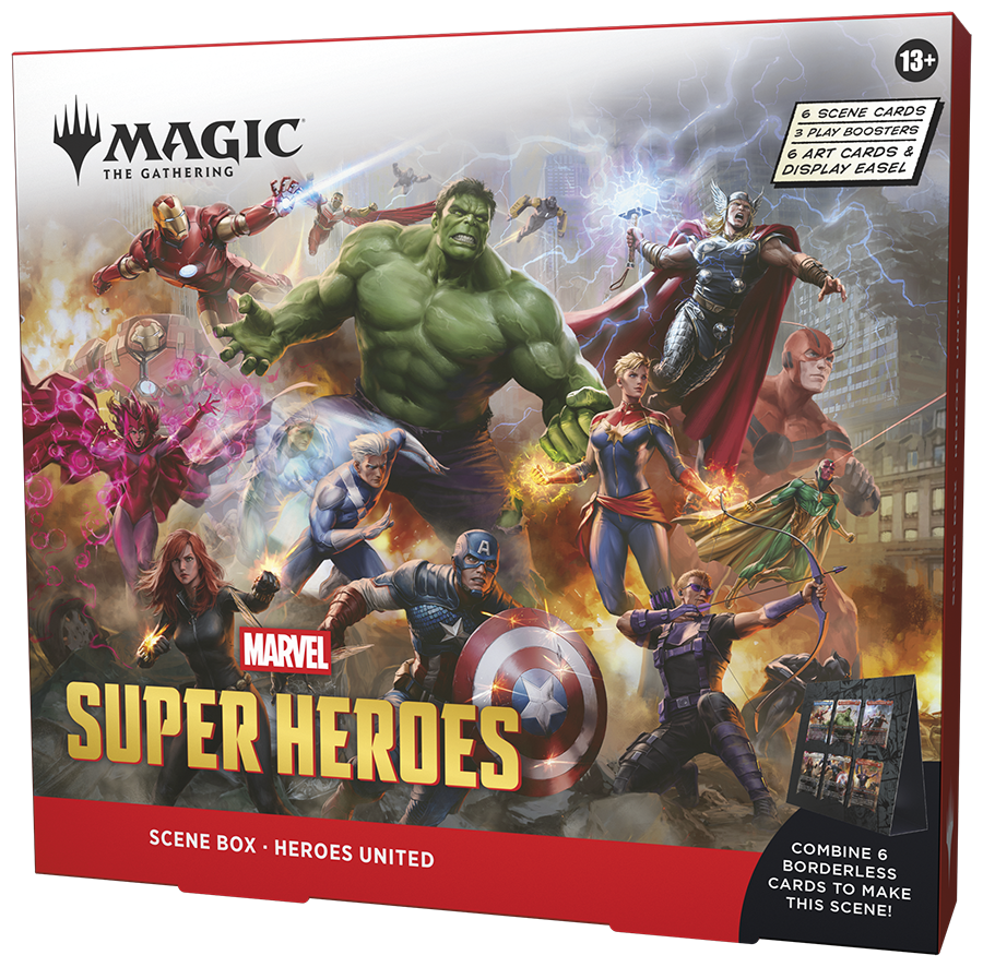 PREORDER GUARANTEED: Magic: The Gathering | Marvel Super Heroes Scene Box (pick one or both!) - LIMIT 1 CHOICE