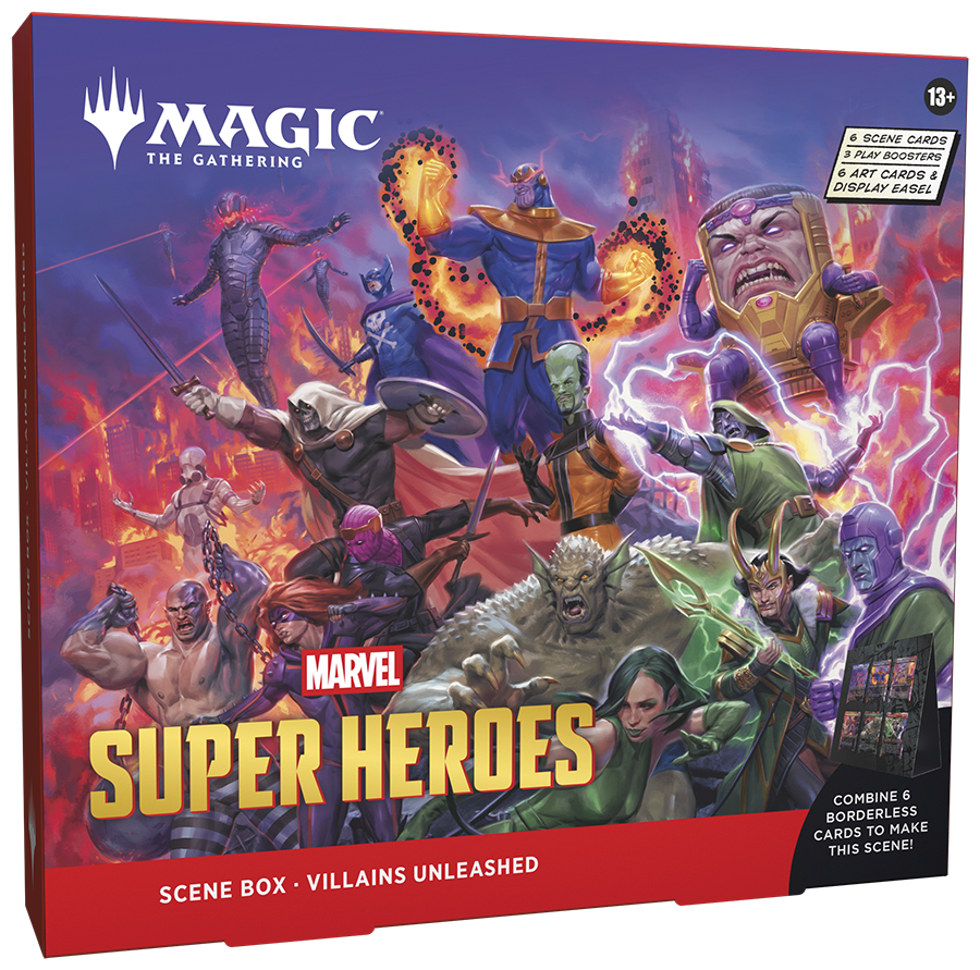 PREORDER GUARANTEED: Magic: The Gathering | Marvel Super Heroes Scene Box (pick one or both!) - LIMIT 1 CHOICE
