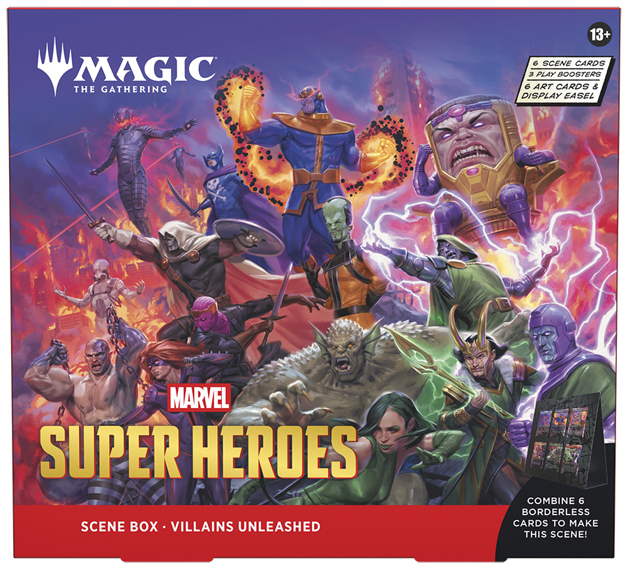 PREORDER GUARANTEED: Magic: The Gathering | Marvel Super Heroes Scene Box (pick one or both!) - LIMIT 1 CHOICE