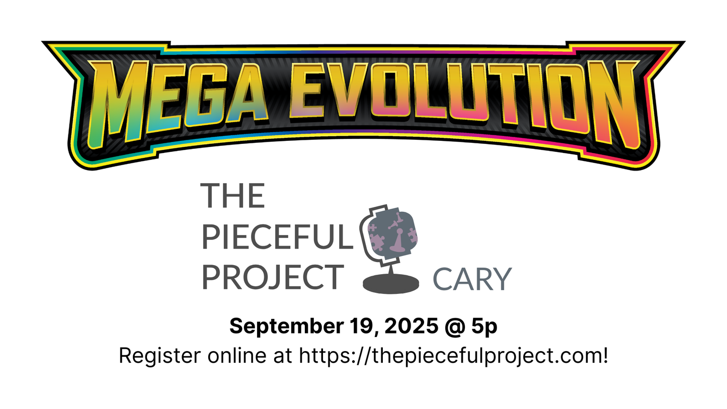 Pokémon TCG Mega Evolution Pre-Release @ The Pieceful Project Cary 9/20