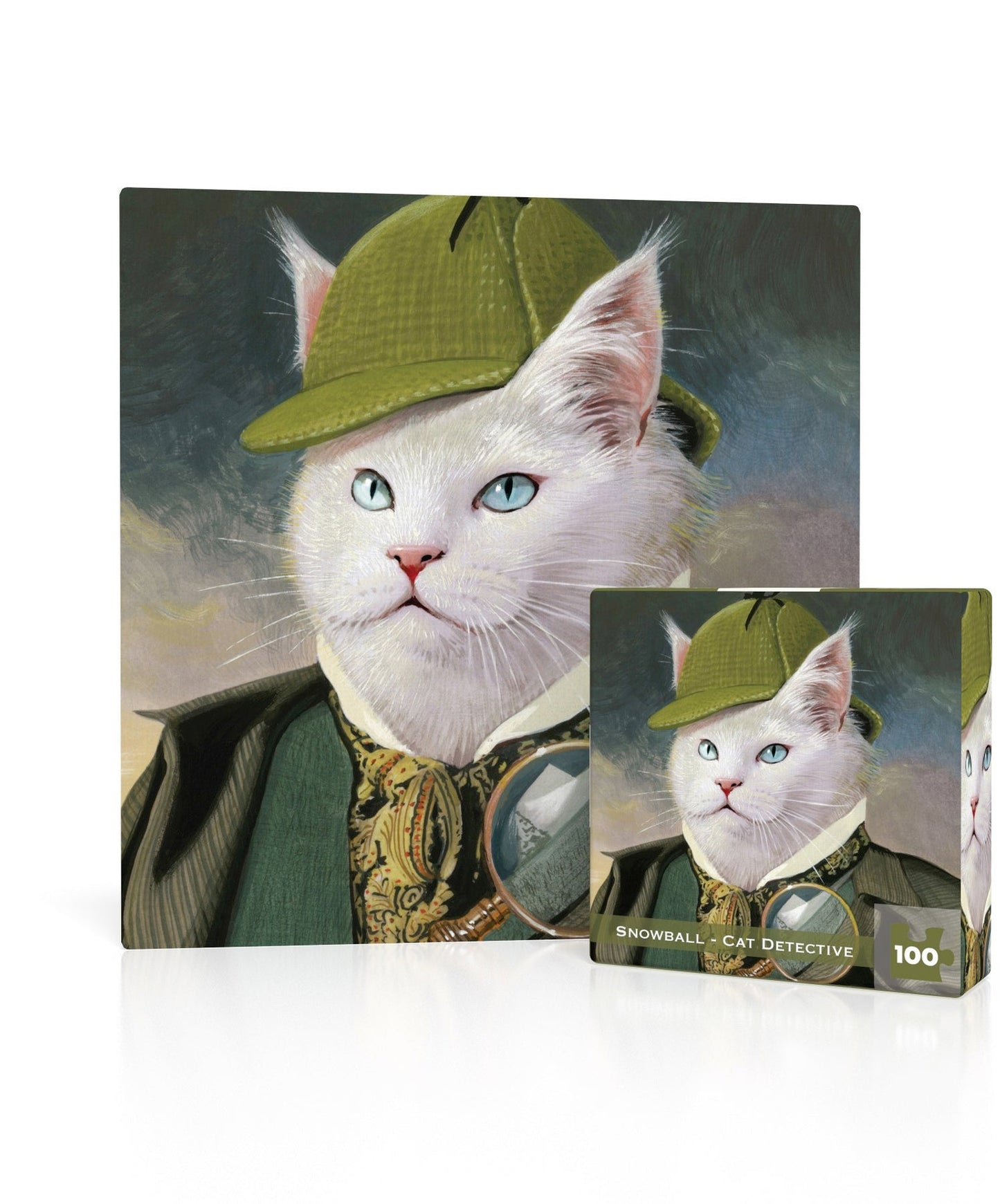 Snowball - Cat Detective 100 Piece Jigsaw Puzzle