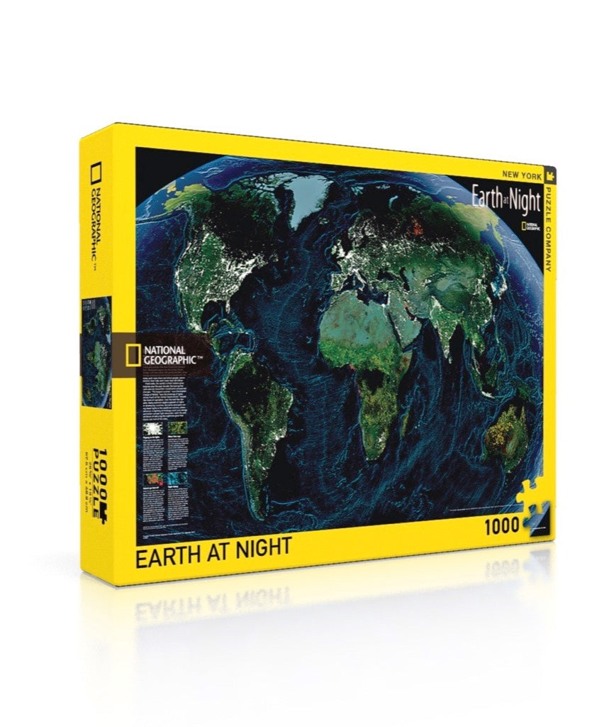 Earth at Night 1000 Piece Jigsaw Puzzle