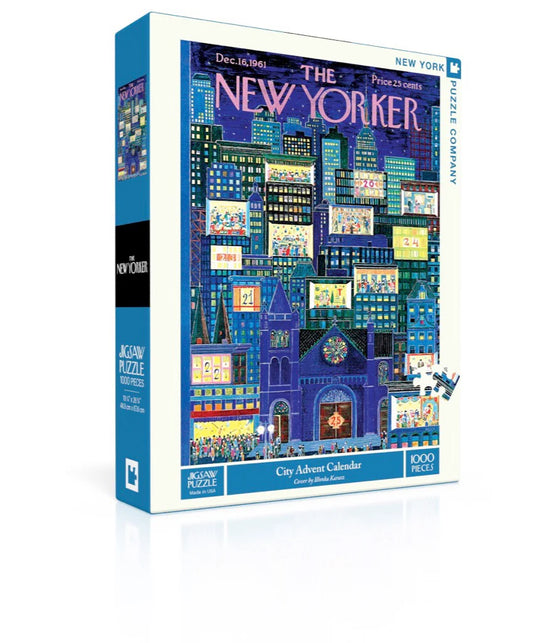 The New Yorker City Advent Calendar: 1000 Piece Puzzle