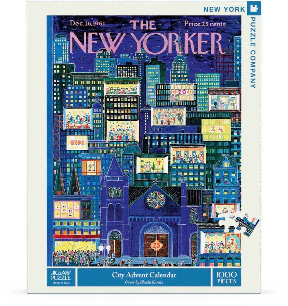 The New Yorker City Advent Calendar: 1000 Piece Jigsaw Puzzle