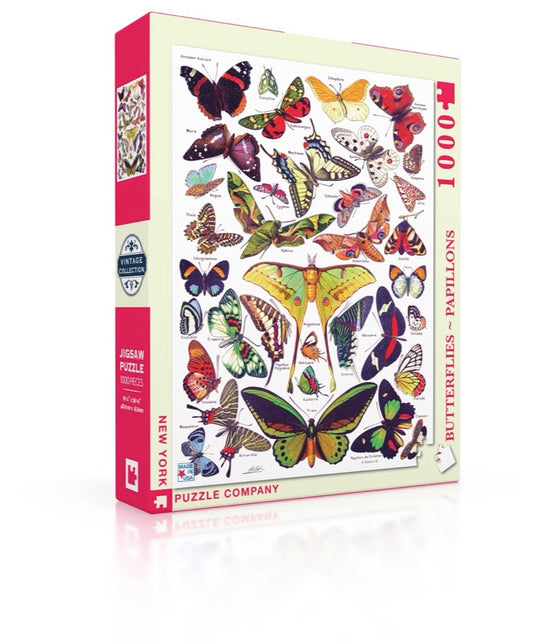 Butterflies ~ Papillons 1000 Piece Jigsaw Puzzle