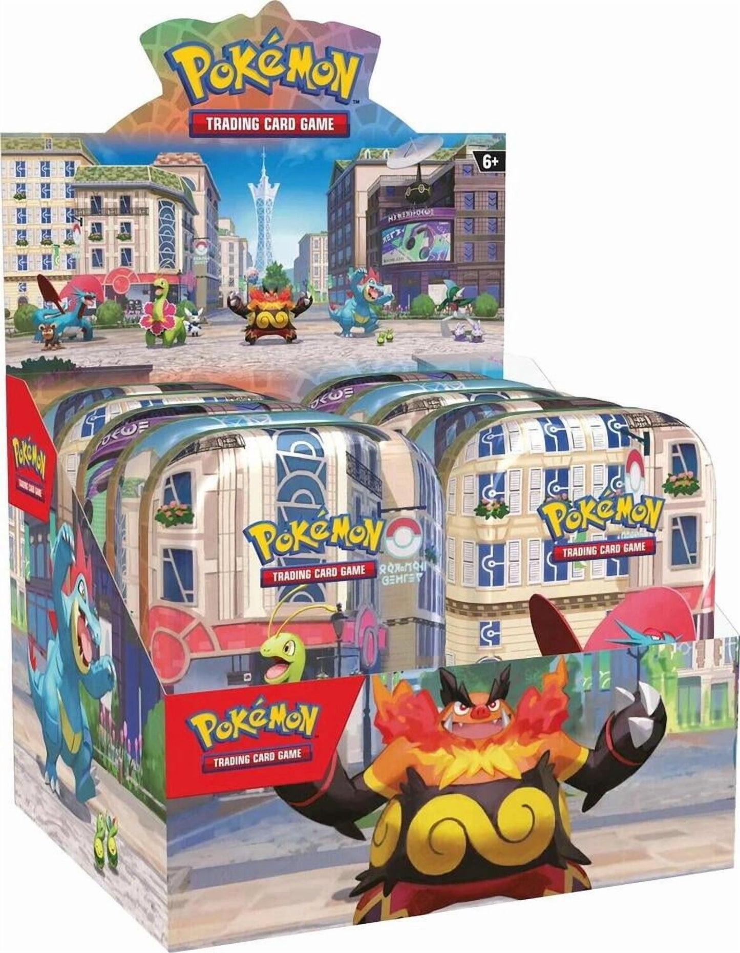 Pokemon TCG: Lumiose City Mini Tin Display