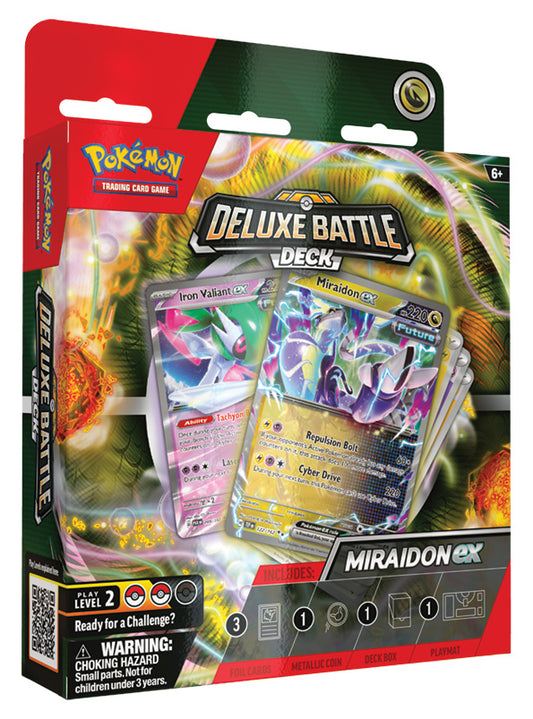Pokemon TCG Ex Deluxe Battle Deck (Miraidon ex or Koraidon ex) (limits in place - see description)