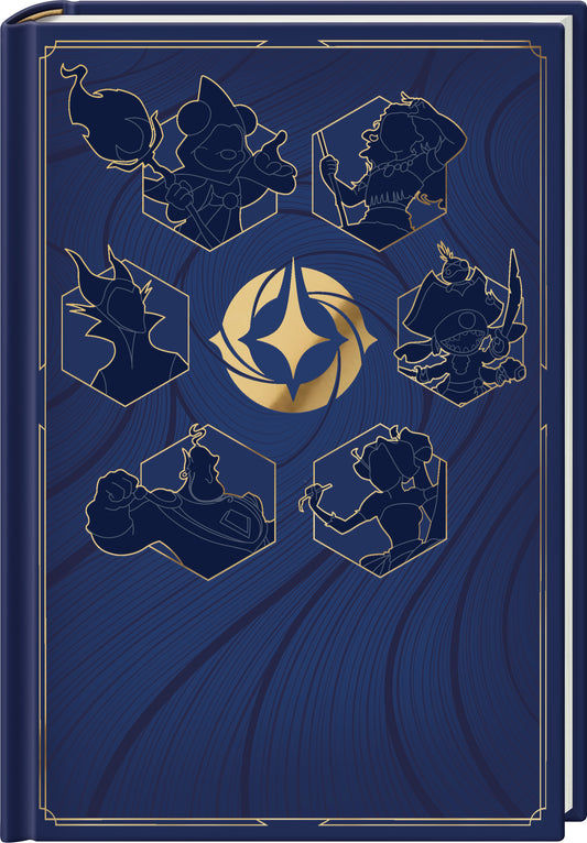 Official Disney Lorcana Notebook | Gold Foil Journal for Illumineers
