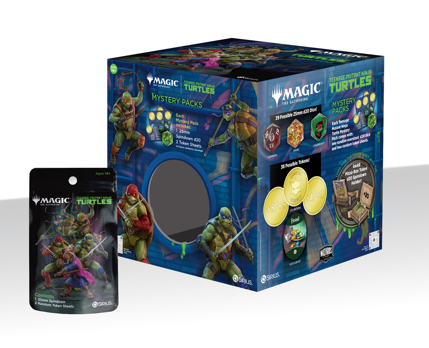 Sirius Dice Magic: The Gathering Teenage Mutant Ninja Turtles Treasure Pack