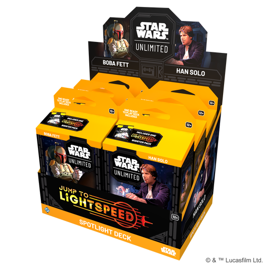 Star Wars: Unlimited - Jump to Lightspeed: Spotlight Deck (Han Solo or Boba Fett)