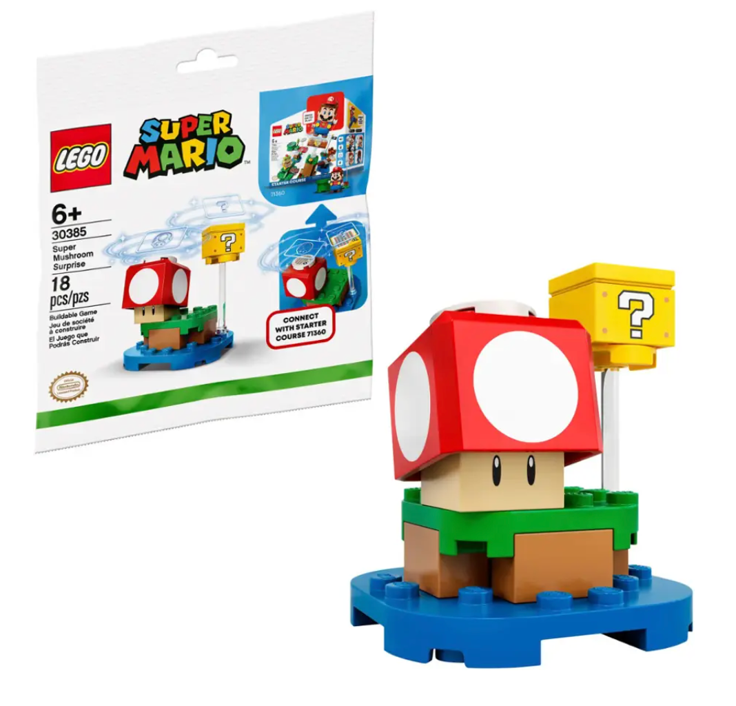 CERTIFIED USED: LEGO® Super Mario™ Super Mushroom Surprise Expansion Set 30385 (Retired)