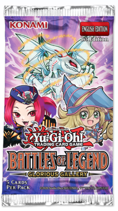 Yu-Gi-Oh! Battles of Legend: Glorious Gallery Booster Pack (1st Edition)
