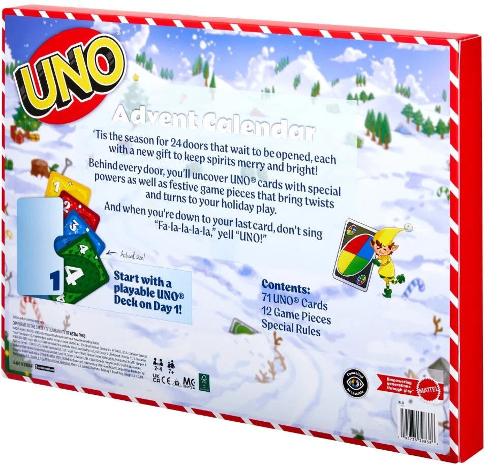 Mattel UNO Advent Calendar 2026
