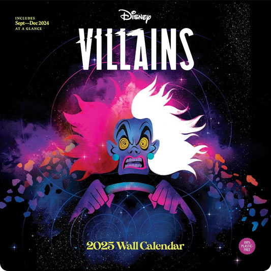 Disney Villians 2025 Wall Calendar